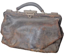 Antique Traveling Doctor BagLate 1800's Rare Apothecary Medicine Bag