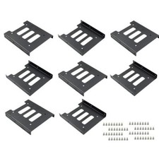 8Pcs 2.5" to 3.5" SSD HDD Hard Disk Drive Bays Holder Metal Mounting Bracket ...