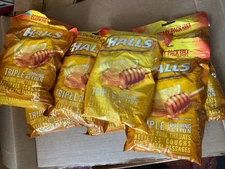 TWO HALLS Relief Honey Lemon Cough Drops, Economy Pack, 80 Drops, Free shipping