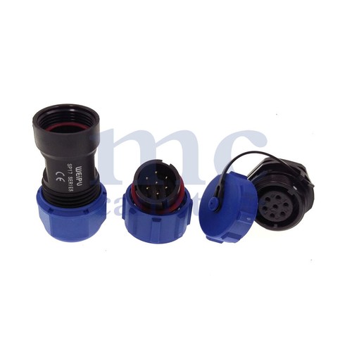 WEIPU SP17 2-10Pin Electrical Wire Cable Connector,Circular Waterproof Plug IP68 - Picture 14 of 26
