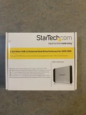 STARTECH 2.5IN SILVER USB 2.0 EXTERNAL HARD DRIVE SAT2510U2