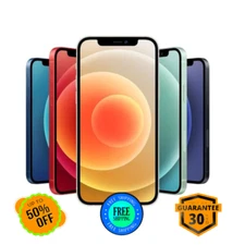 Apple iPhone 12 64GB 128GB Unlocked Verizon AT&T Red/Purple Smartphone 5G