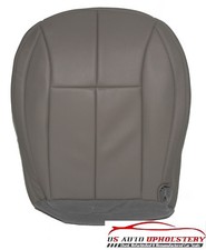 99-04 For Jeep Grand Cherokee Passenger Bottom Synthetic Leather Seat Cover Gray
