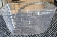 LONGABERGER INAUGURAL BASKET PROTECTOR #40517 5"Lx3.25"Hx2.5"D CLEAR PLASTIC