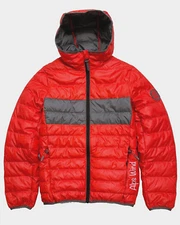 Coach Men's Red Drag Packable Down Monogram Hooded Jacket Size: L NWT $498 RARE
