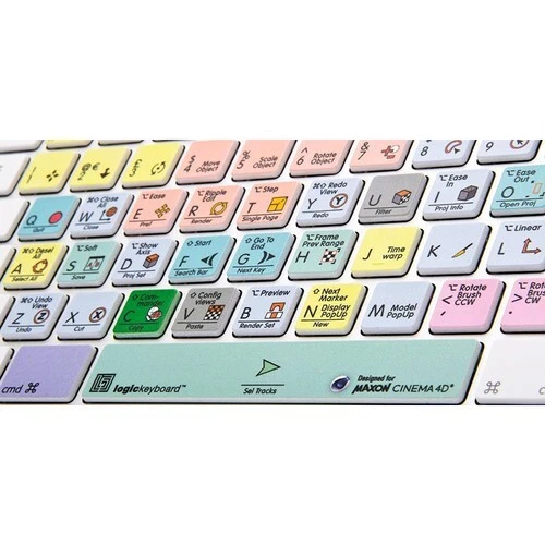 Logickeyboard Max Cinema 4D Studio American English Advance Line Apple Keyboard - Image 3 of 4