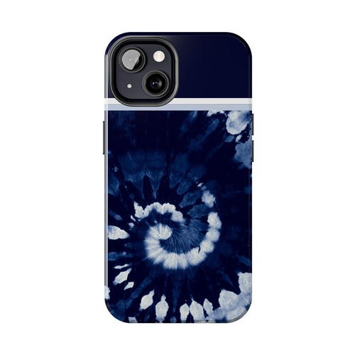 Grandmacore Indigo Blue White tie dye Tough Phone Case Iphone Samsung Galaxy - 第 41/110 張圖片