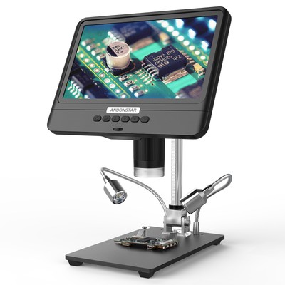  AD208S 8,5-Zoll-LCD-Display 5X-1200X Digitalmikroskop 1280 * 800 U3D5