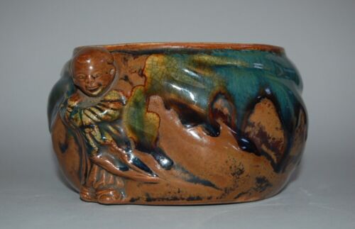 Antique ceramic water jug in shape of boy with bag, by Kato Shuntai, Japan - Picture 2 of 10