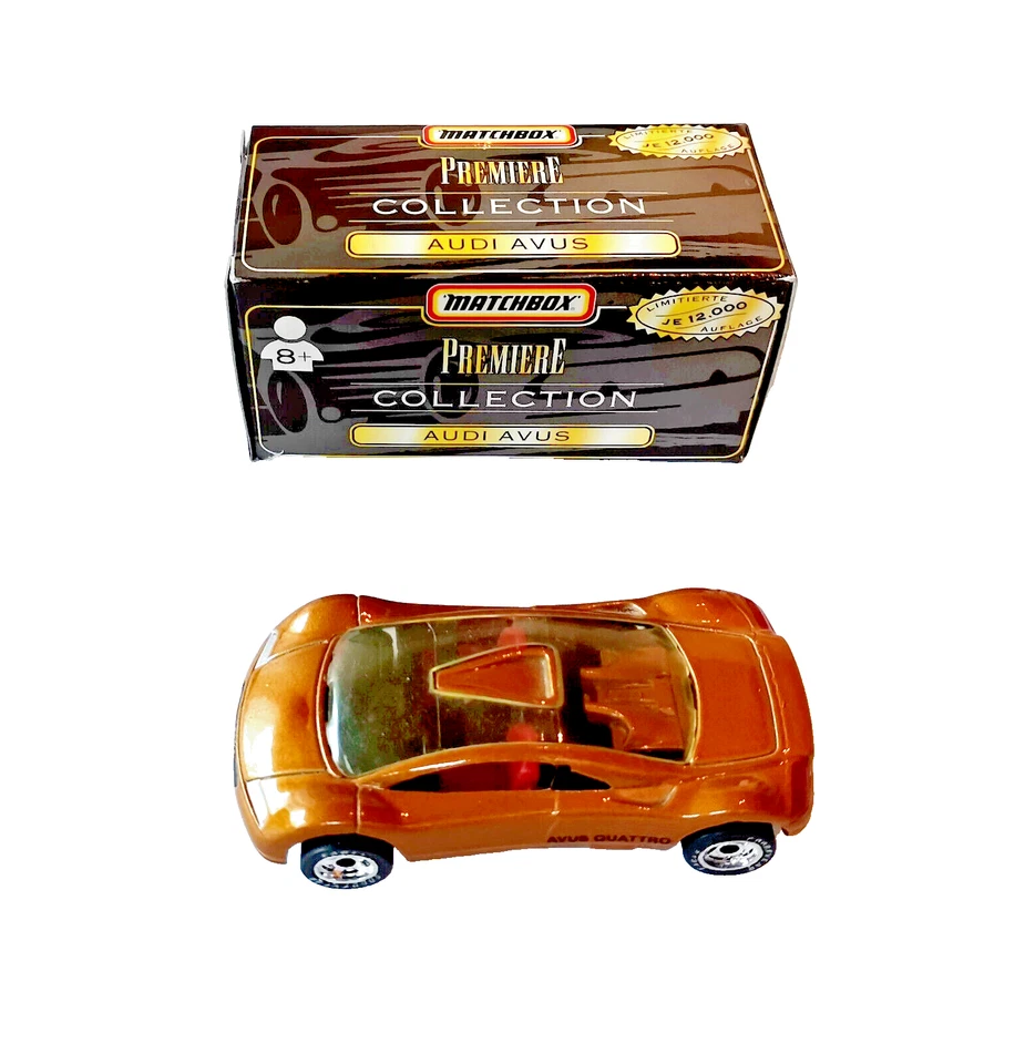 ✅  Matchbox Premiere Collection * AUDI AVUS QUATTRO Concept Car von 1996 in OVP - Bild 2 von 4