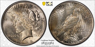 1922-S Peace Dollar VAM-2X EDS Minor Variety PCGS MS61 | eBay