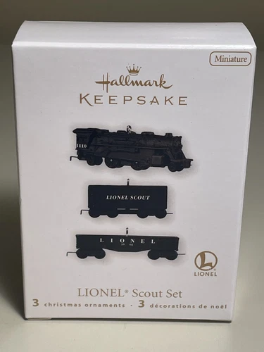 NOS Hallmark Keepsake Miniature Train Ornaments - 10 Unique Collectible Sets