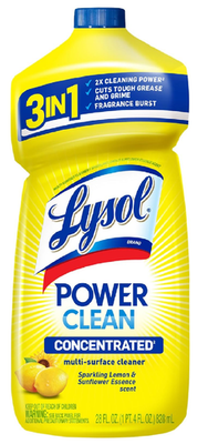 #ad Lysol Power Clean Multi Surface Cleaner 2x Concentrated Pour Sparkling Lemon amp; $6.10