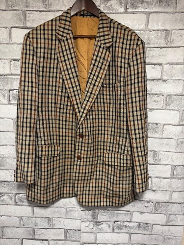 Daks, DAKS vintage pure wool check blazer 1970's 24" pit to pit , stylish , CG L03
