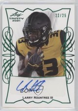 2021 Leaf Trinity Portraits Green Spectrum 22/25 Larry Rountree III Auto 0r5l