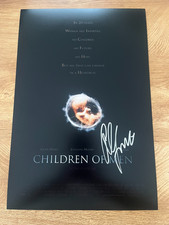 * ALFONSO CUARON * signed 12x18 poster * CHILDREN OF MEN * COA *