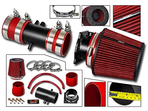 Kit de admisión de aire Ram corta RTunes V2 para Ford Contour 1995-2000 2,5 L V6 + filtro Foto 4 de 4