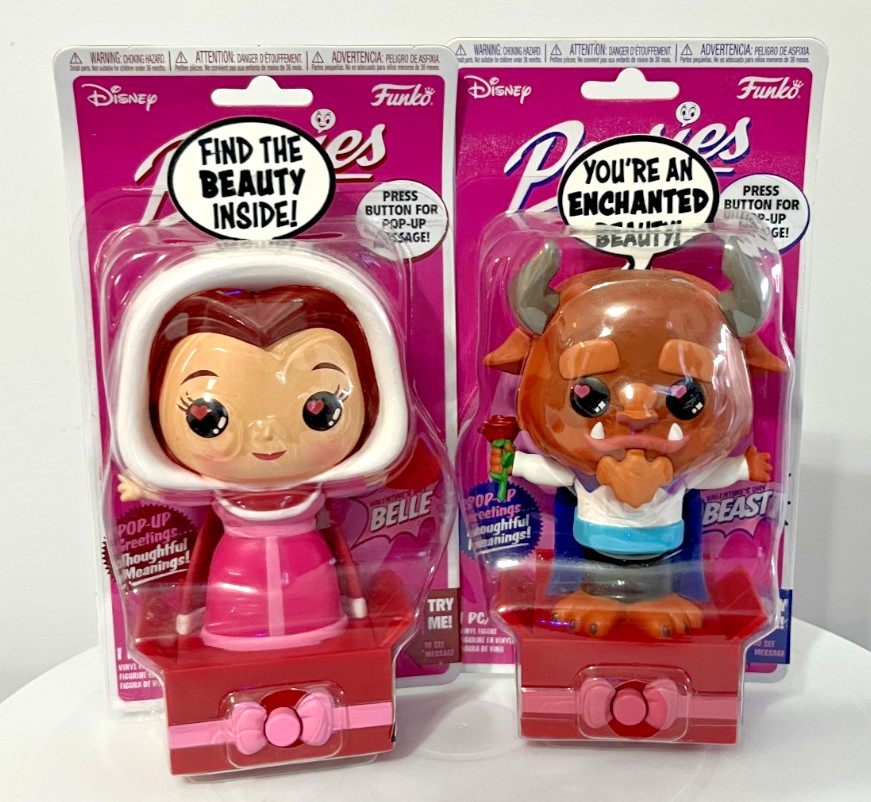 Funko Popsies San Valentín La Bella y la Bestia con Belle (Juego de Dos) Pareja Regalo
