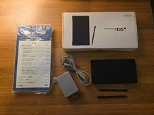 Nintendo DSi - Black Complete In Box w/ Charger Stylus Inserts Japanese