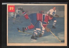 1954-55 Parkhurst #89 Floyd Curry - EX+ Set Break!