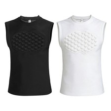 Chaleco protector de pecho de fútbol juvenil costilla de pecho protector de cadera para seguridad deportiva