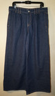 Please M dark denim wide leg palazzo jeans for women — photo 1