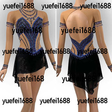 New figure skating dress Y0431--Black
