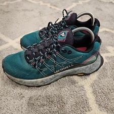 Merrell Moab Flight Womens Size 8 Marine Green Athletic Hiking Shoes Athletic 