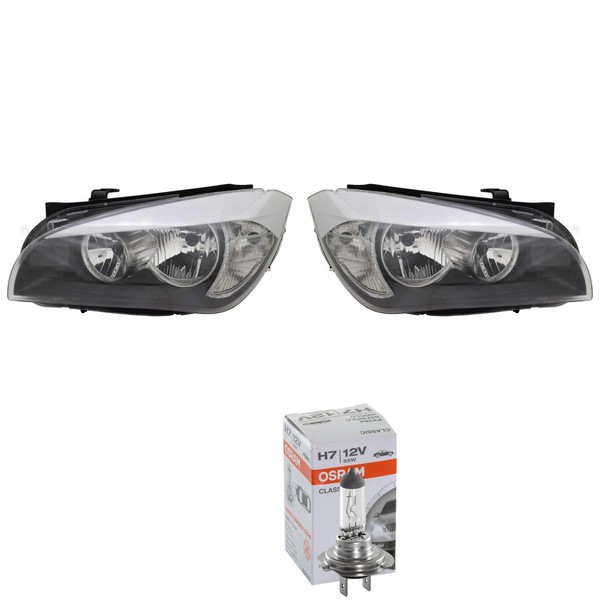 Scheinwerfer Set Links & Rechts H7/H7 FüR BMW X1 E84 Inkl. Osram Lampen-image