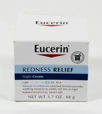Eucerin REDNESS RELIEF Night Cream 1.7oz Derm...