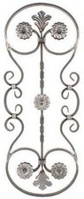 Ornement en fer forgé fer 800 x 300 mm grille pour garde-corps clôture...