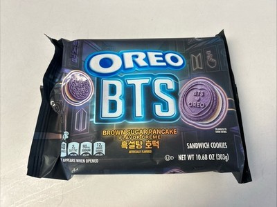 BTS Oreo Limited Edition Brown Sugar Pancake Sandwich Cookies 10.68 oz