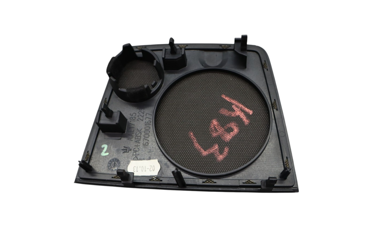 14-22 Maserati Ghibli S Dashboard Dash Grille Speaker Cover Black 670001677 Oem