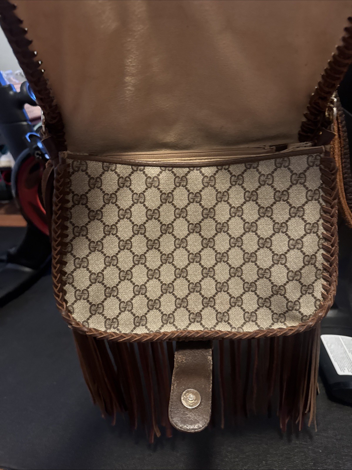 CUSTOMIZED Authentic GUCCI Crossbody Handbag  Rea… - image 14