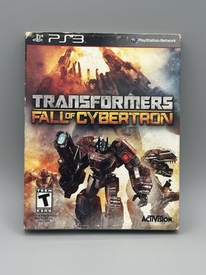 Sony Playstation 3 Transformers: Fall Of Cybertron with Sleeve Cover Tested PS3