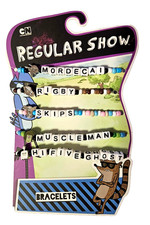 Regular Show Character Bead Bracelet Set