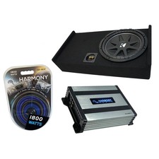 09-20 Ford F-150 Super Cab Truck Kicker Comp C12 Single 12 Sub Box HA-A400.1 Amp