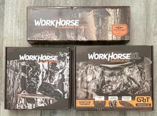 Tethrd Grit XL Saddle Realtree APX, Reg Platform, & Workhorse Sticks Package New