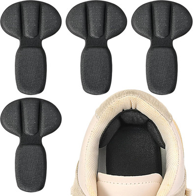 Back of Heel Cushion Pads, 4Pcs Mesh Adhesive Heel Grips Inserts for Boots, Loos