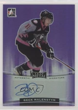 2014-15 ITG Leaf Metal Purple Prismatic 1/15 Beck Malenstyn #BA-BM1 Auto 1p0