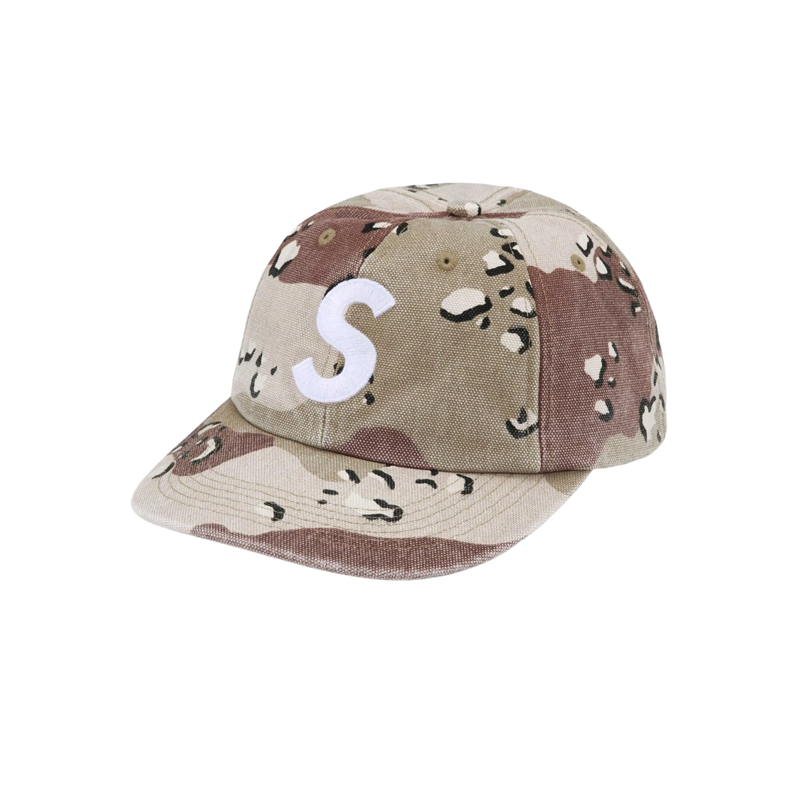 Logo Supreme Pigment S 6 panneaux camouflage pépites de chocolat   24FW