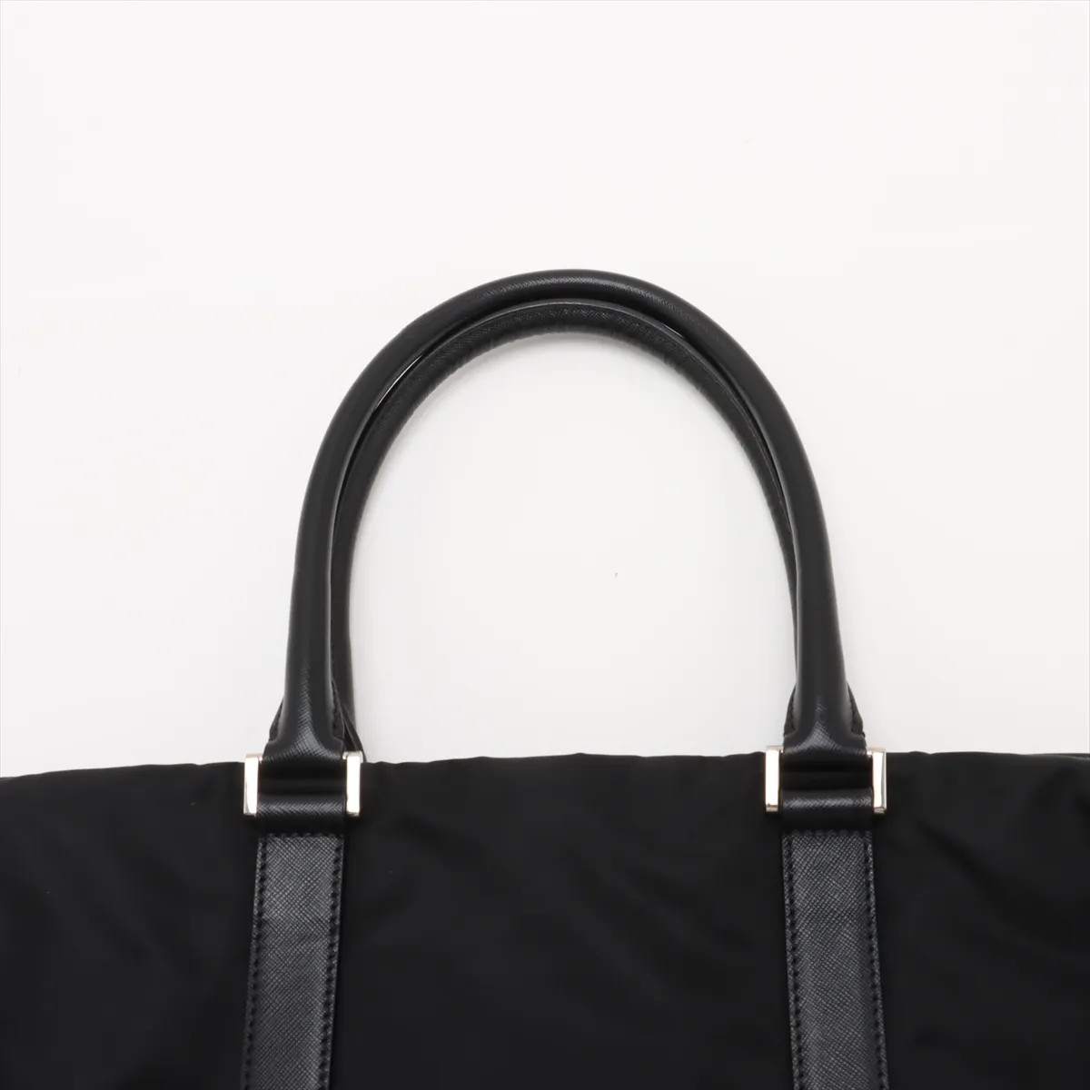 Prada Tessuto nylon x leather Business bag Black VS0069 Unknown PIN thumbnail 6