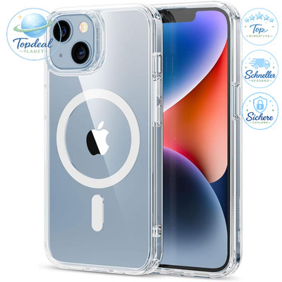 Handyhülle Classic Hybrid Magnet Klar Kompatibel mit MagSafe für iPhone 14 13