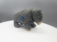 Gray/black 1950's Walking Bear toy, made in Japan. Windup. Works