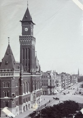 Schweden, Helsingborg, Rathaus, Rådhus, Centralpalatset, 1899