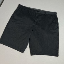 Quicksilver Shorts Men's 38 9 Grey Quick Dry Board Amphibian Denim Style