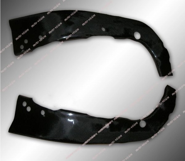 Protections cadre carbone Yamaha R6 2006-2016 en composite tressé ultra léger