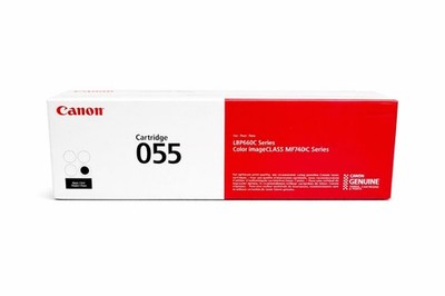 Canon 055 Black Toner Cartridge Genuine OEM for LBP660C Series