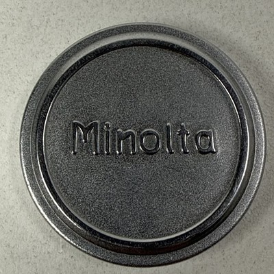 Rare Vintage Minolta Metal Slip-On Front Lens Cap Fits Canon 100mm LTM READ