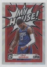 2020-21 Panini Donruss Optic My House! Holo Prizm Paul George #11 0j0o